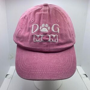 NWT pink Dog Mom adjustable baseball hat. Super cute!